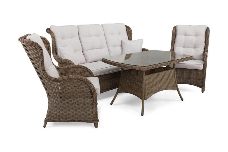 Marcus Sofagruppe - Natur - Hagemøbler - Loungemøbler - Loungesett