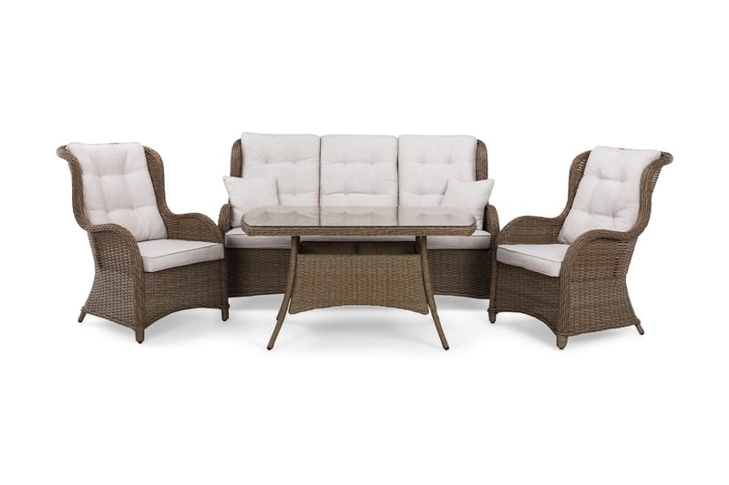 Marcus Sofagruppe - Natur - Hagemøbler - Loungemøbler - Loungesett