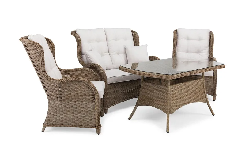 Marcus Sofagruppe - Natur - Hagemøbler - Loungemøbler - Loungesett