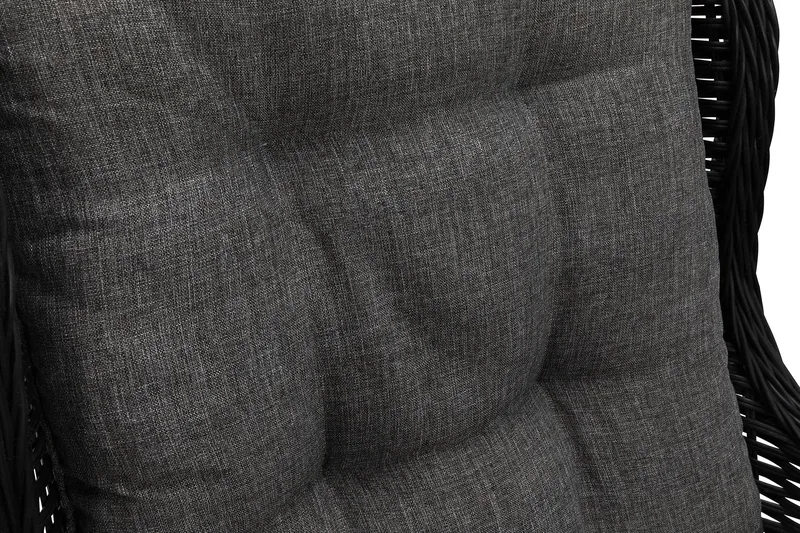 Marcus Sofagruppe - Svart - Hagemøbler - Loungemøbler - Loungesett