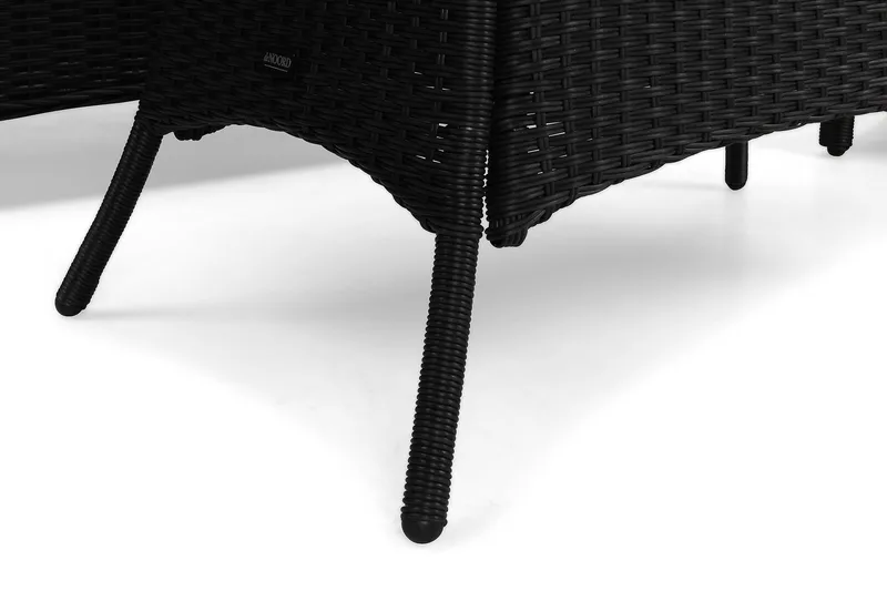 Marcus Sofagruppe - Svart - Hagemøbler - Loungemøbler - Loungesett