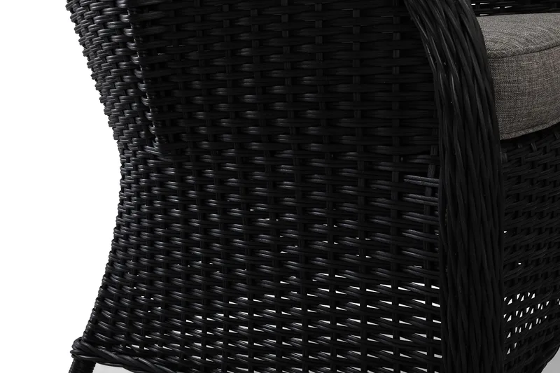 Marcus Sofagruppe - Svart - Hagemøbler - Loungemøbler - Loungesett