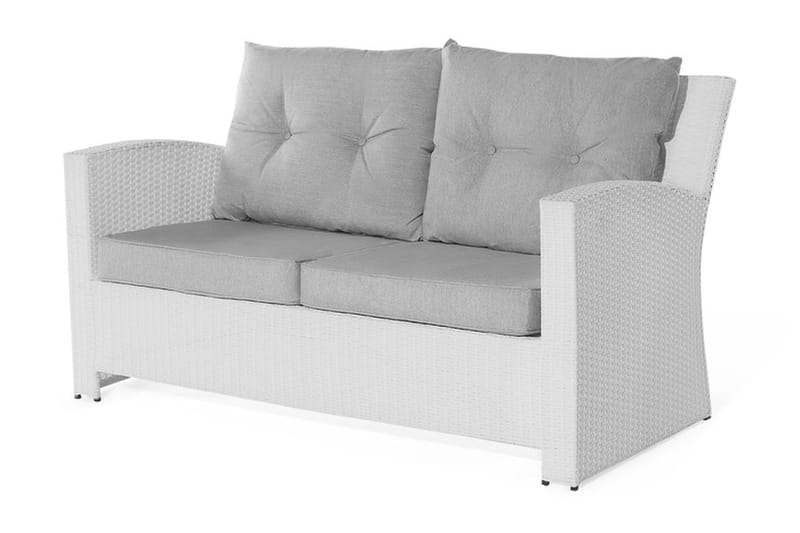 Marino Loungegruppe 146 cm - Hvit - Hagemøbler - Loungemøbler - Loungesett