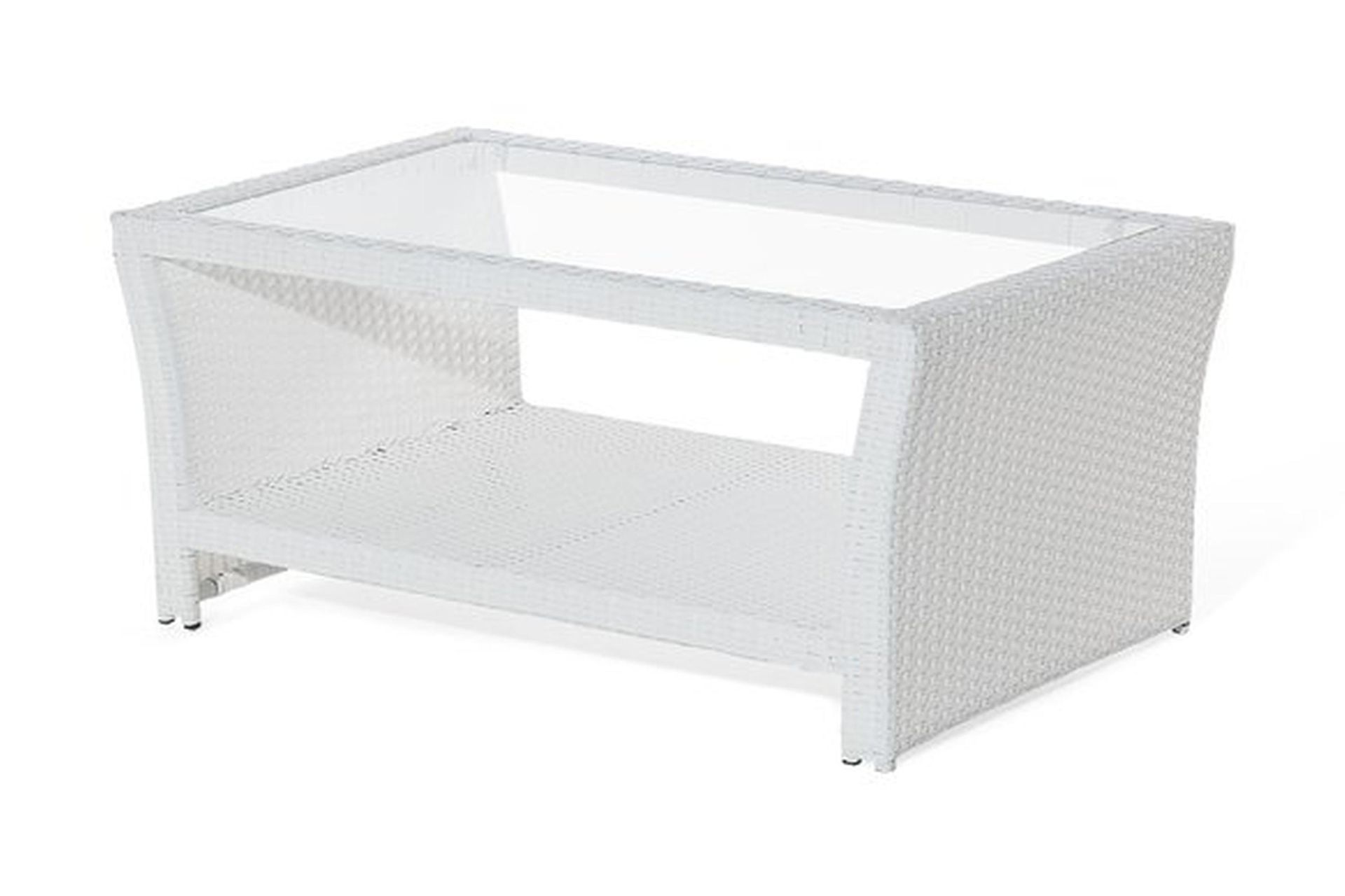 Marino Loungegruppe 146 cm - Hvit - Hagemøbler - Loungemøbler - Loungesett