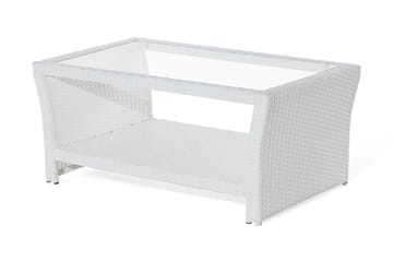 Marino Loungegruppe 146 cm - Hvit - Hagemøbler - Loungemøbler - Loungesett