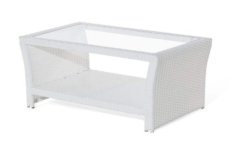 Marino Loungegruppe 146 cm - Hvit - Verandamøbler - Sofagruppe utendørs - Loungesett