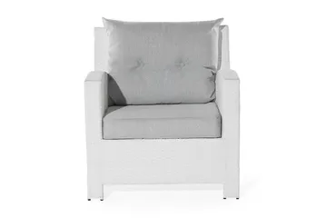 Marino Loungegruppe 146 cm - Hvit - Hagemøbler - Loungemøbler - Loungesett