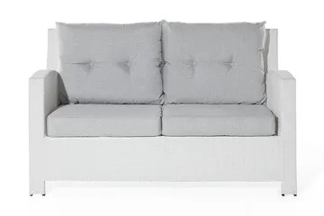Marino Loungegruppe 146 cm - Hvit - Hagemøbler - Loungemøbler - Loungesett