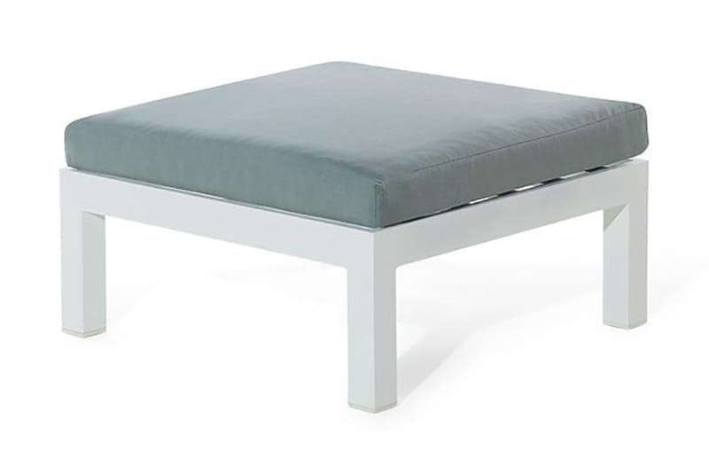 Messina Loungegruppe 147 cm - Hvit - Verandamøbler - Sofagruppe utendørs - Loungesett