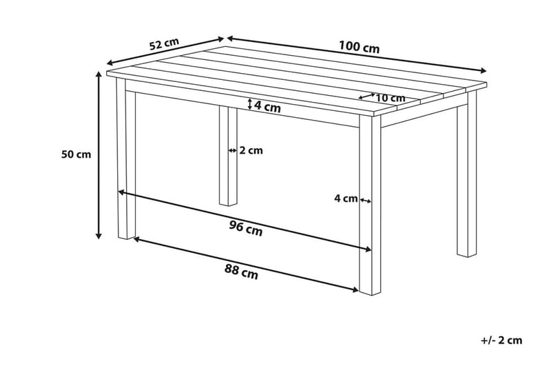 Messina Loungegruppe 147 cm - Hvit - Verandamøbler - Sofagruppe utendørs - Loungesett