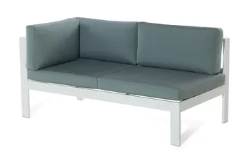 Messina Loungegruppe 147 cm - Hvit - Hagemøbler - Loungemøbler - Loungesett