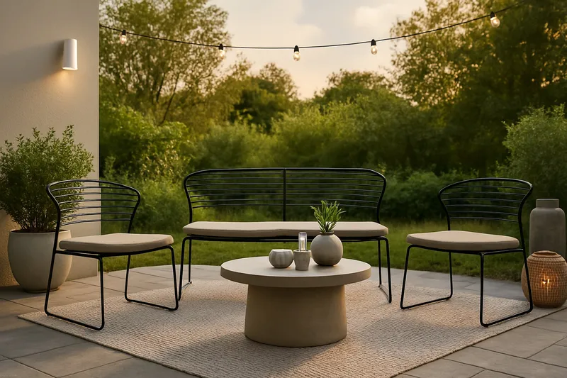 Milano Loungegruppe - Beige - Hagemøbler - Loungemøbler - Loungesett