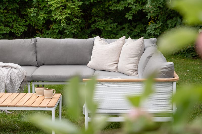 Nettan Loungegruppe Grå/Brun - Venture Home - Sofagruppe utendørs - Loungesett - Verandamøbler