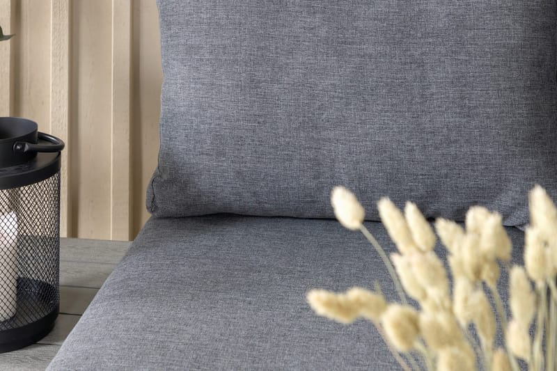 Odense Loungegruppe med Puter - Svart - Hagemøbler - Loungemøbler - Loungesett