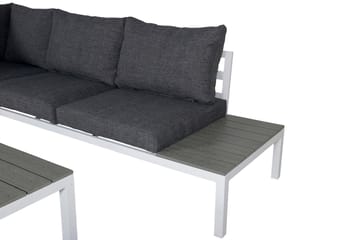 Odense Loungegruppe med Puter - Hvit - Hagemøbler - Loungemøbler - Loungesett