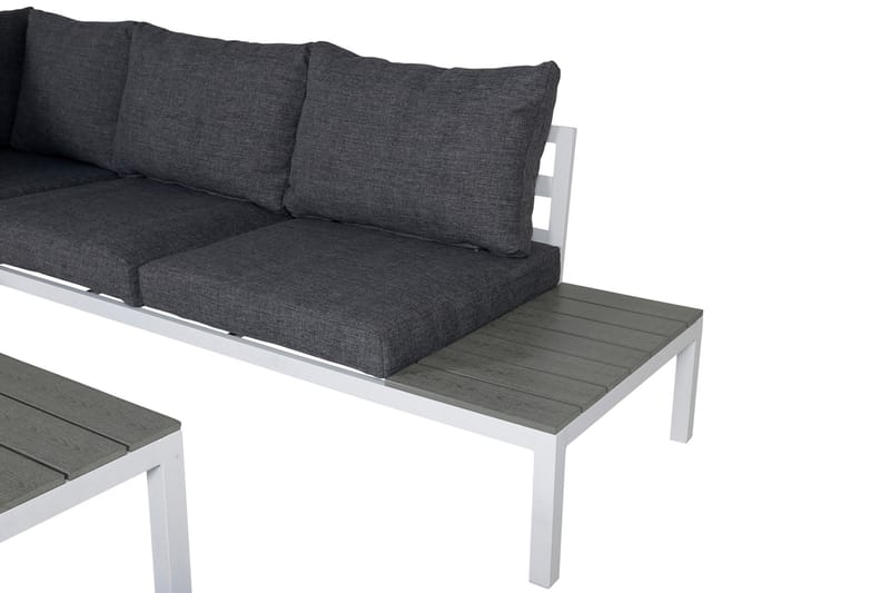 Odense Loungegruppe med Puter - Hvit - Hagemøbler - Loungemøbler - Loungesett