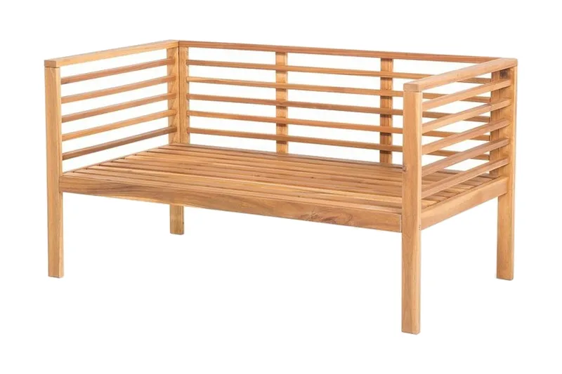 Pacific Loungegruppe 130 cm - Tre / Natur - Hagemøbler - Loungemøbler - Loungesett