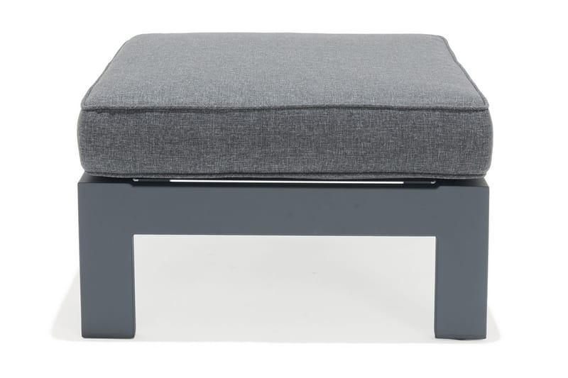 Palau Lenestol med Fotskammel - Grå - Hagemøbler - Loungemøbler - Loungestol ute