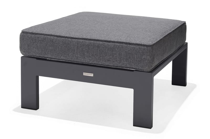 Palau Lenestol med Fotskammel - Grå - Hagemøbler - Loungemøbler - Loungestol ute