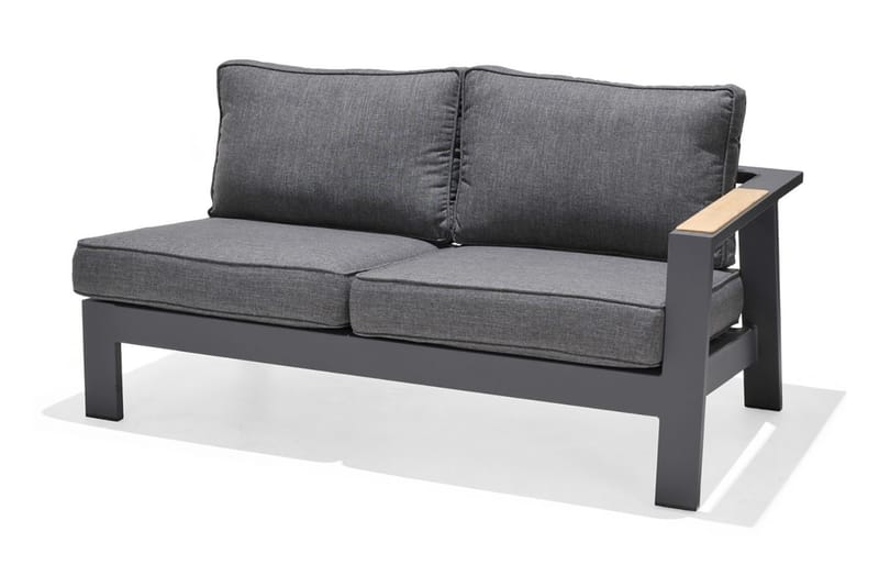 Palau Loungegruppe 6-seter - Tre/Grå - Hage - Utemiljø - Veranda & terrasse - Verandamøbler