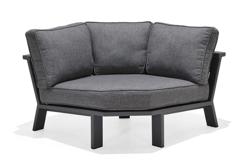 Palau Loungegruppe 8-seter - Tre/Grå - Hage - Utemiljø - Veranda & terrasse - Verandamøbler