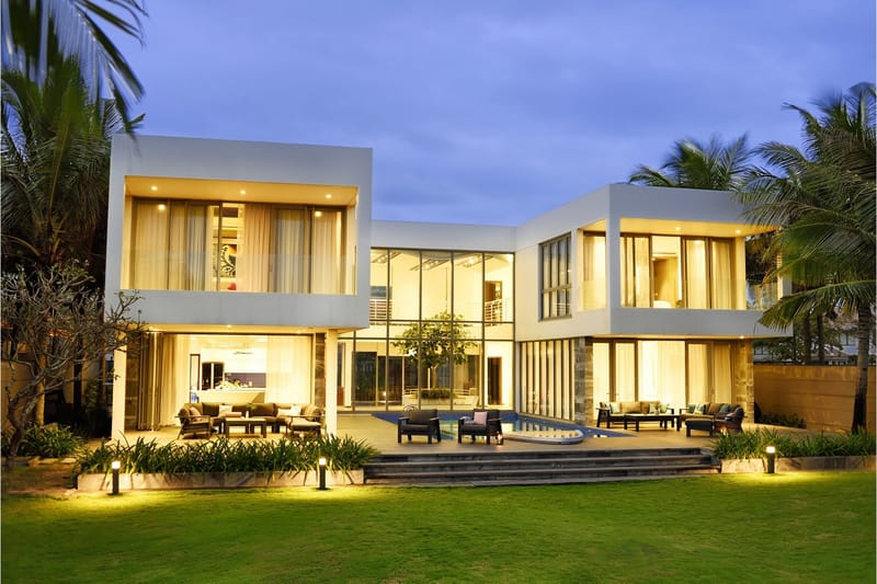 Palau Loungegruppe 8-seter - Tre/Grå - Hage - Utemiljø - Veranda & terrasse - Verandamøbler