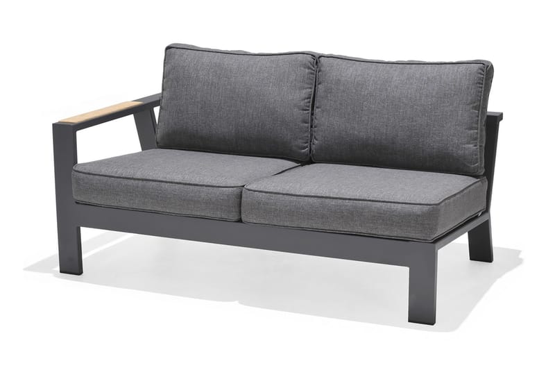 Palau Loungegruppe 8-seter - Tre/Grå - Hage - Utemiljø - Veranda & terrasse - Verandamøbler