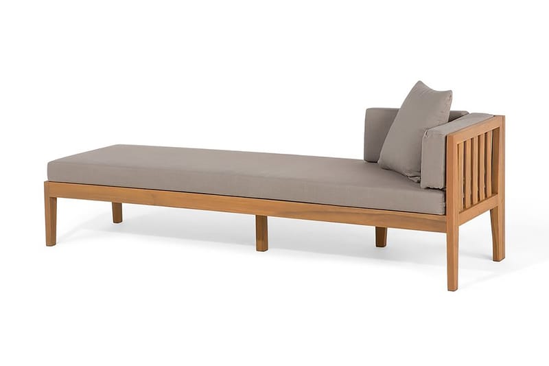 Pataja Loungegruppe 197 cm - Tre / Natur - Verandamøbler - Sofagruppe utendørs - Loungesett