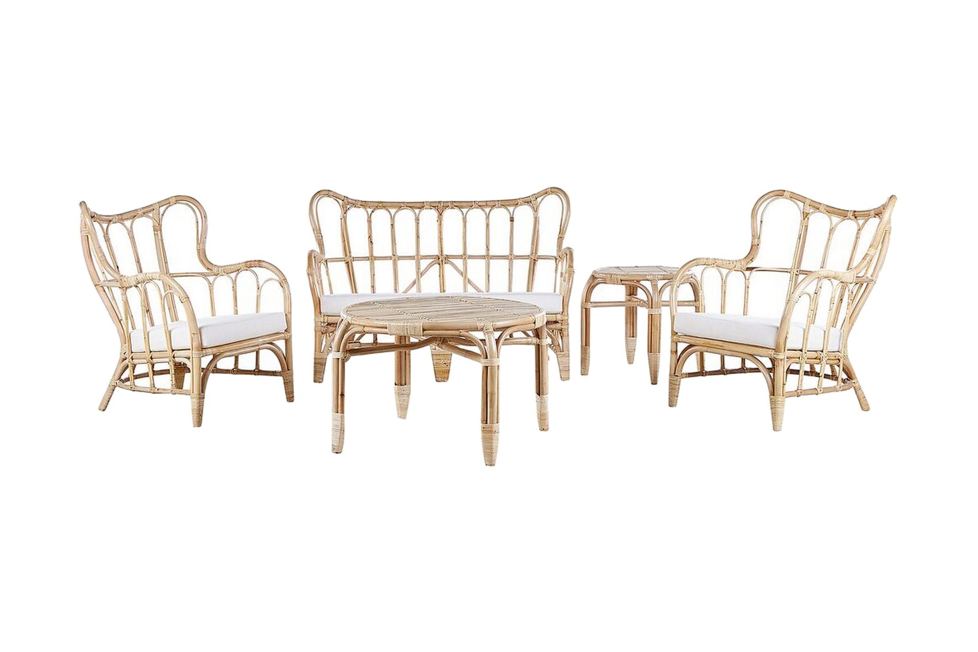 Pedagne Lounge gruppe 4-seter - Rotting / Beige