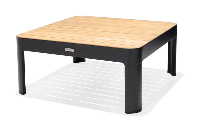 Portals Loungegruppe 4-seter - Svart / Teak - Hage - Utemiljø - Veranda & terrasse - Verandamøbler