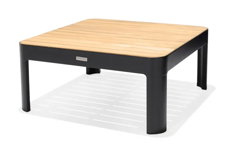 Portals Loungegruppe 4-seter - Svart / Teak - Hage - Utemiljø - Veranda & terrasse - Verandamøbler