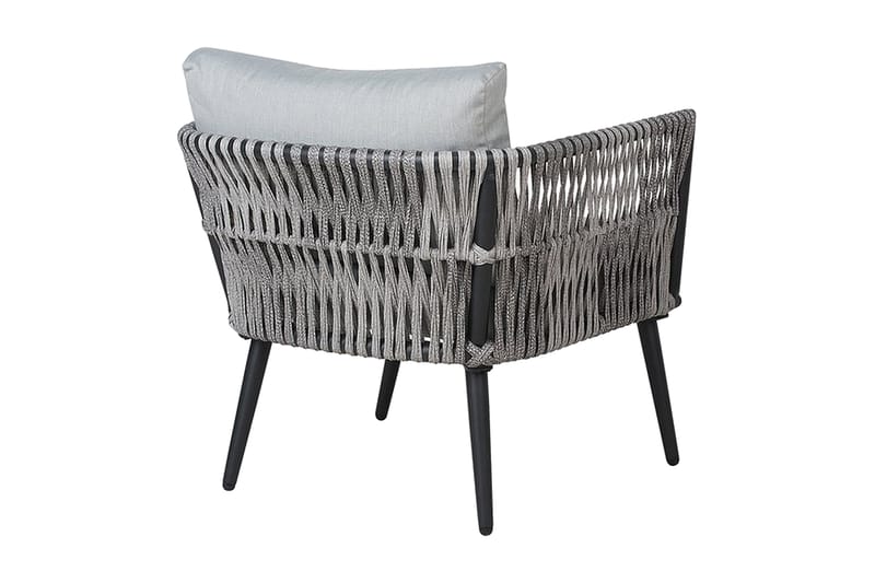 Preveza Loungegruppe 120 cm - Grå - Hagemøbler - Loungemøbler - Loungesett