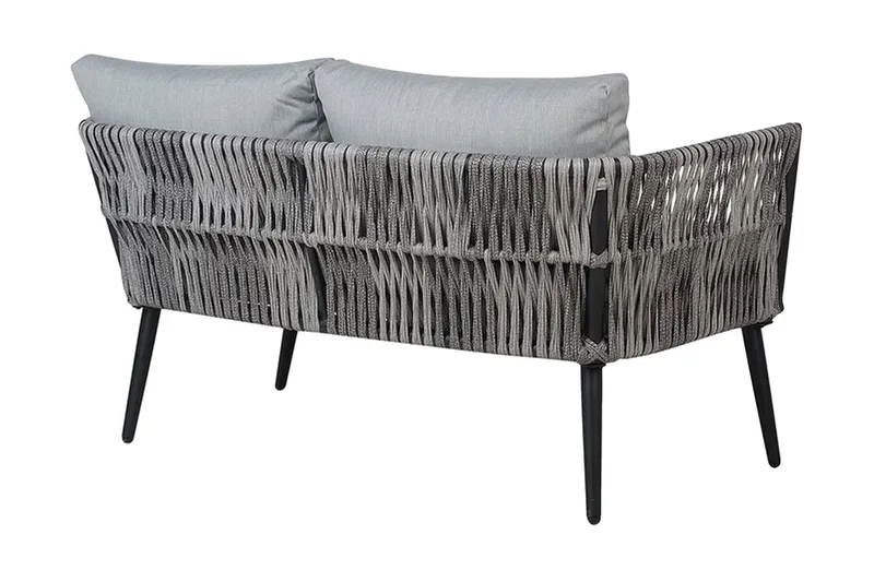 Preveza Loungegruppe 120 cm - Grå - Hagemøbler - Loungemøbler - Loungesett