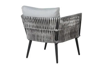 Preveza Loungegruppe 120 cm - Grå - Hagemøbler - Loungemøbler - Loungesett