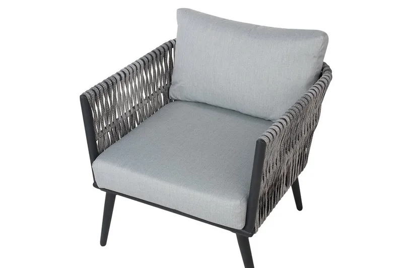 Preveza Loungegruppe 120 cm - Grå - Hagemøbler - Loungemøbler - Loungesett