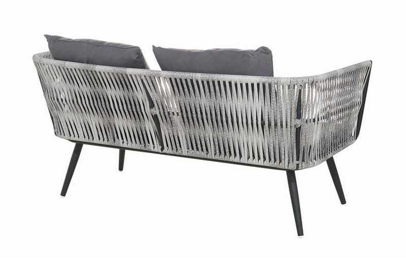 Ragusa Loungegruppe 156 cm - Grå - Verandamøbler - Sofagruppe utendørs - Loungesett