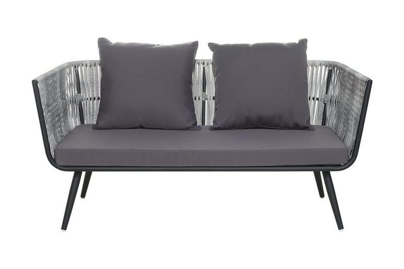 Ragusa Loungegruppe 156 cm - Grå - Verandamøbler - Sofagruppe utendørs - Loungesett