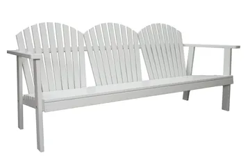 Rolston Loungesett - Hvit - Hagemøbler - Loungemøbler - Loungesett