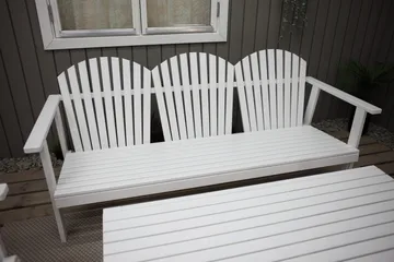 Rolston Loungesett - Hvit - Hagemøbler - Loungemøbler - Loungesett