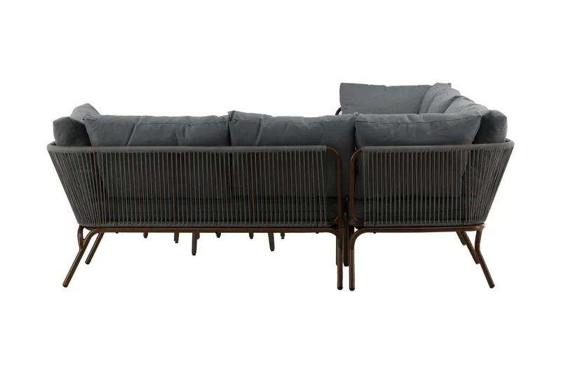 Roxo Hjørnesofa Brun - Venture Home - Hagemøbler - Loungemøbler - Loungesett