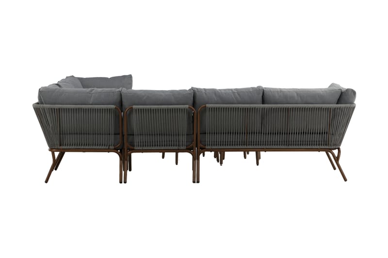Roxo Hjørnesofa - Brun - Hagemøbler - Loungemøbler - Loungesett