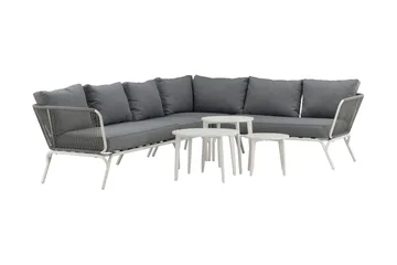 Roxo hjørnesofa hvit - Venture Home - Hagemøbler - Loungemøbler - Loungesett