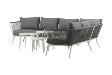 Roxo hjørnesofa hvit - Venture Home - Hagemøbler - Loungemøbler - Loungesett