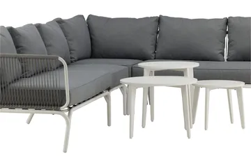 Roxo hjørnesofa hvit - Venture Home - Hagemøbler - Loungemøbler - Loungesett