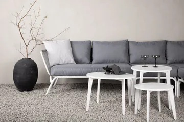 Roxo hjørnesofa hvit - Venture Home - Hagemøbler - Loungemøbler - Loungesett