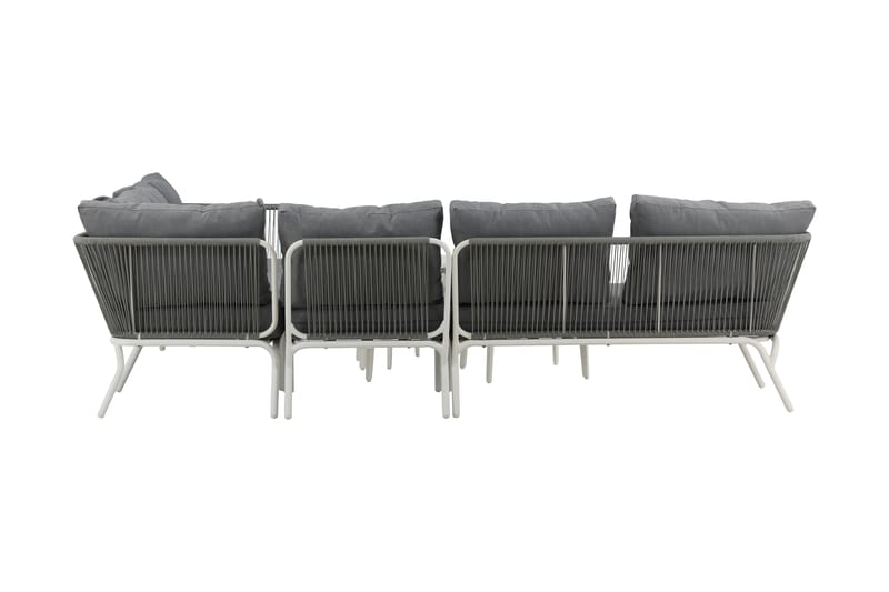 Roxo Hjørnesofa Hvit - Venture Home - Hagemøbler - Loungemøbler - Loungesett