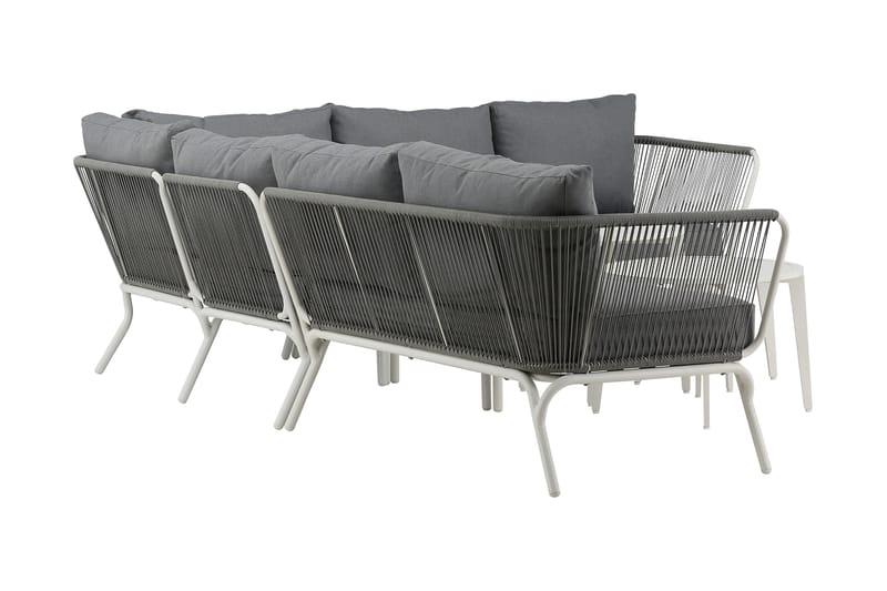 Roxo Hjørnesofa Hvit - Venture Home - Hagemøbler - Loungemøbler - Loungesett
