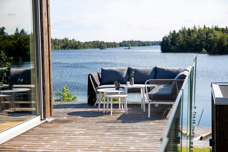 Roxo Hjørnesofa Hvit - Venture Home - Hagemøbler - Loungemøbler - Loungesett