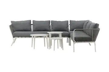 Roxo hjørnesofa hvit - Venture Home - Hagemøbler - Loungemøbler - Loungesett