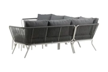 Roxo hjørnesofa hvit - Venture Home - Hagemøbler - Loungemøbler - Loungesett